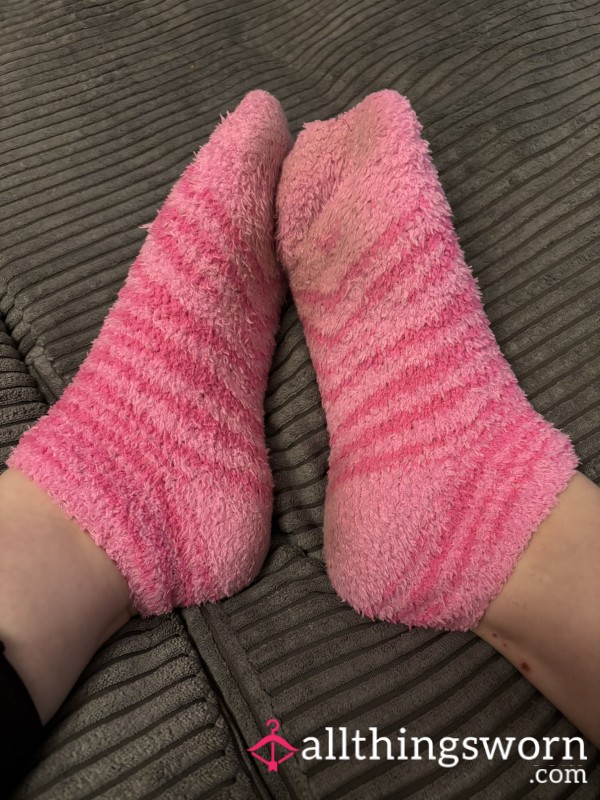 Pink Fluffy Socks