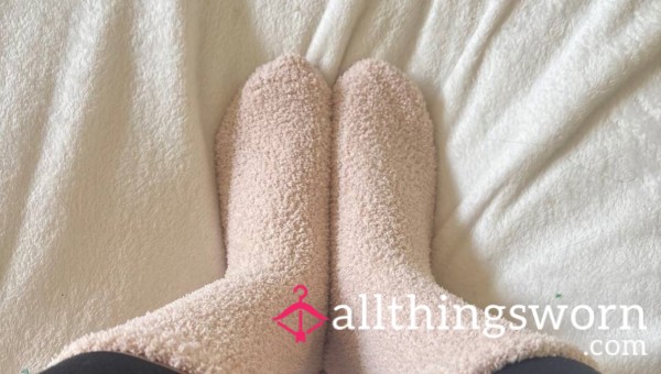 Pink Fluffy Socks