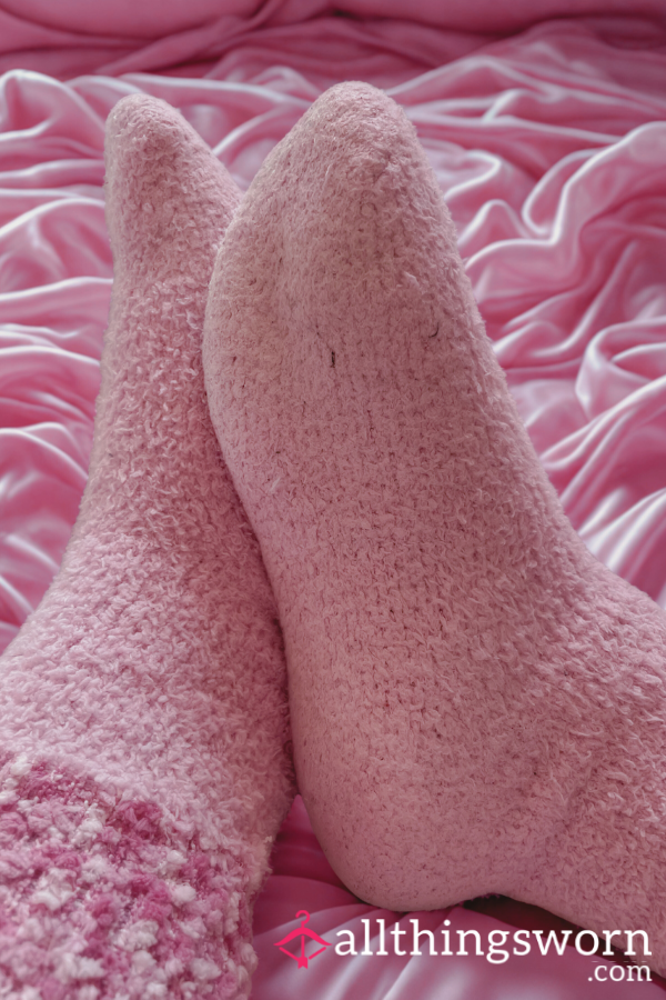 Pink Fluffy Socks