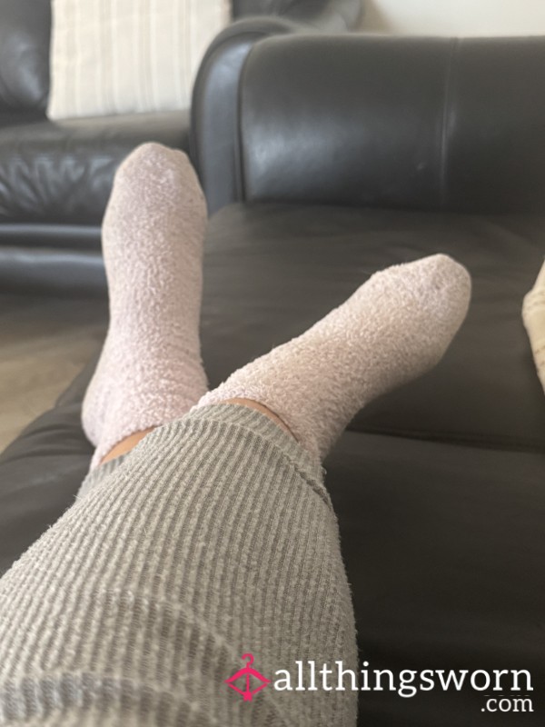 Pink Fluffy Socks