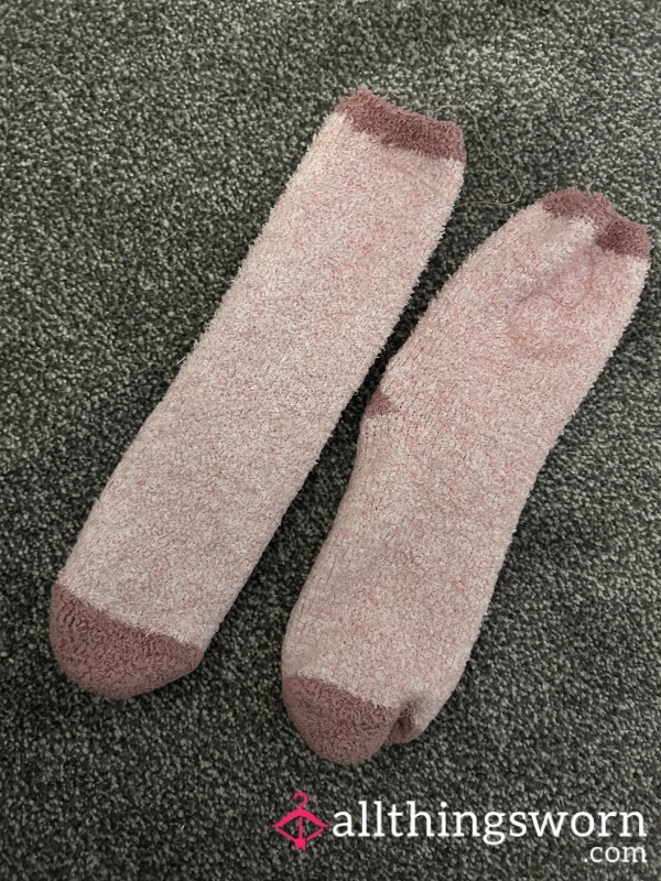 Pink Fluffy Socks
