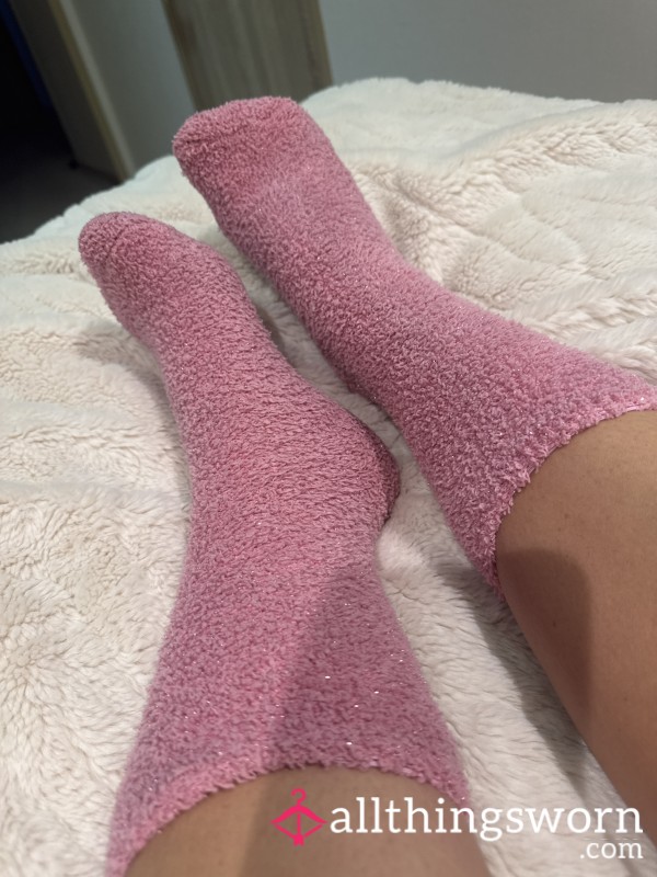 Pink Fluffy Socks