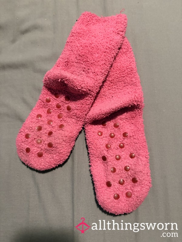 Pink Fluffy Socks 💕