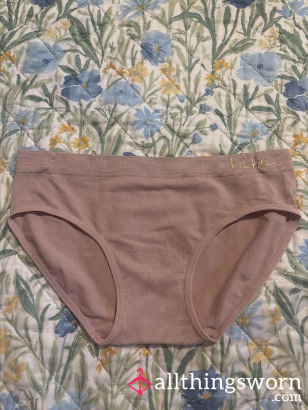 Pink Full-back Nylon Panties