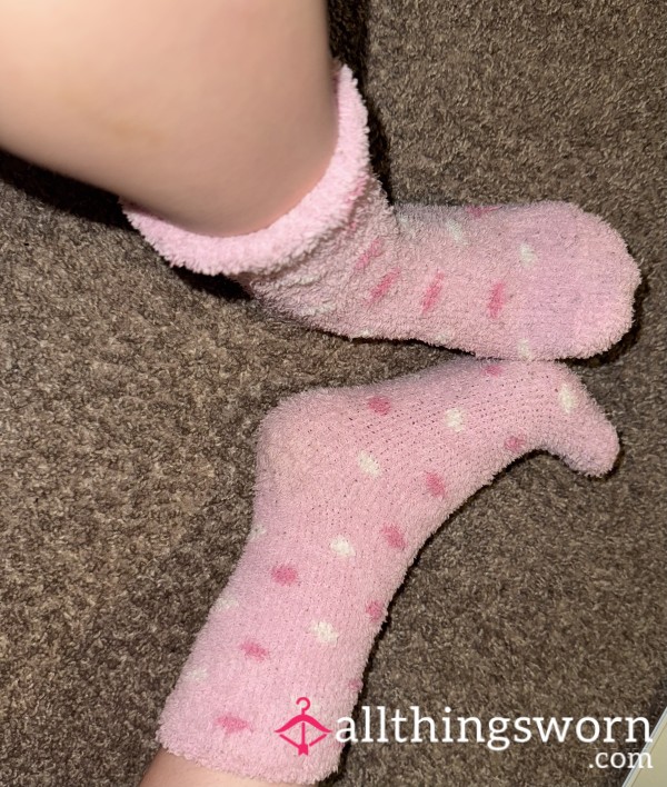 Pink Fuzzy Socks💕