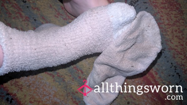 Pink Fuzzy Sweaty Socks Day 3