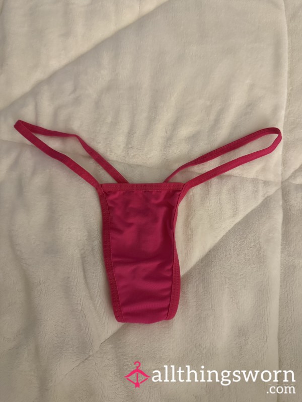 Pink G String Thong