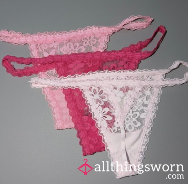 Pink G-string Thongs