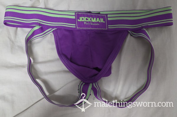 Pink & Green Jockmail Jockstrap XL
