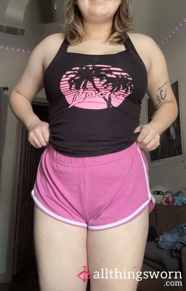 Pink Gym Shorts
