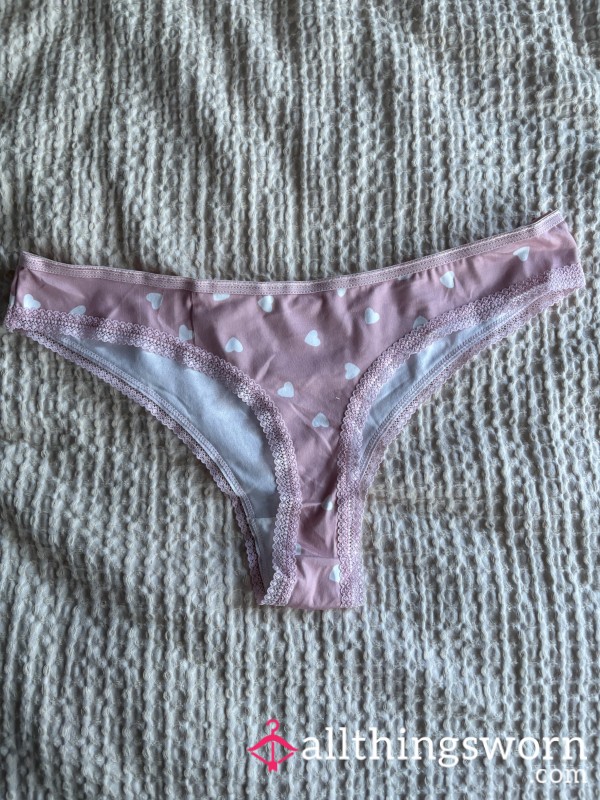 Pink Heart Thong