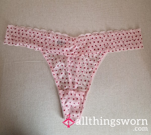 Pink Heart Thong 💖💗 Full Day Wear!!
