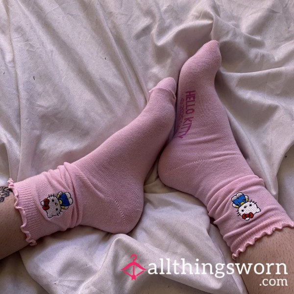 Pink Hello Kitty Cotton Socks🐱💕