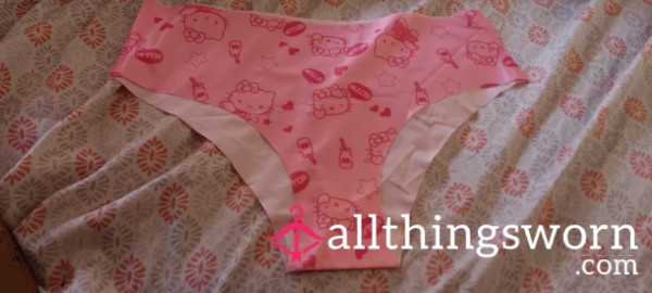 🎀⭐️ Pink Hello Kitty Nylon Cheeky Panties Size- XL ⭐️🎀