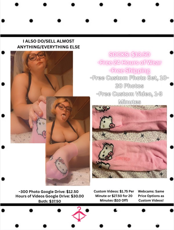 Pink Hello Kitty Socks