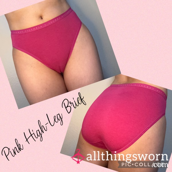 Pink High-leg Brief