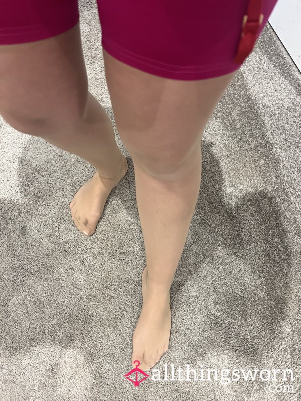 Pink Hold-Up Stockings Corporate Goddess