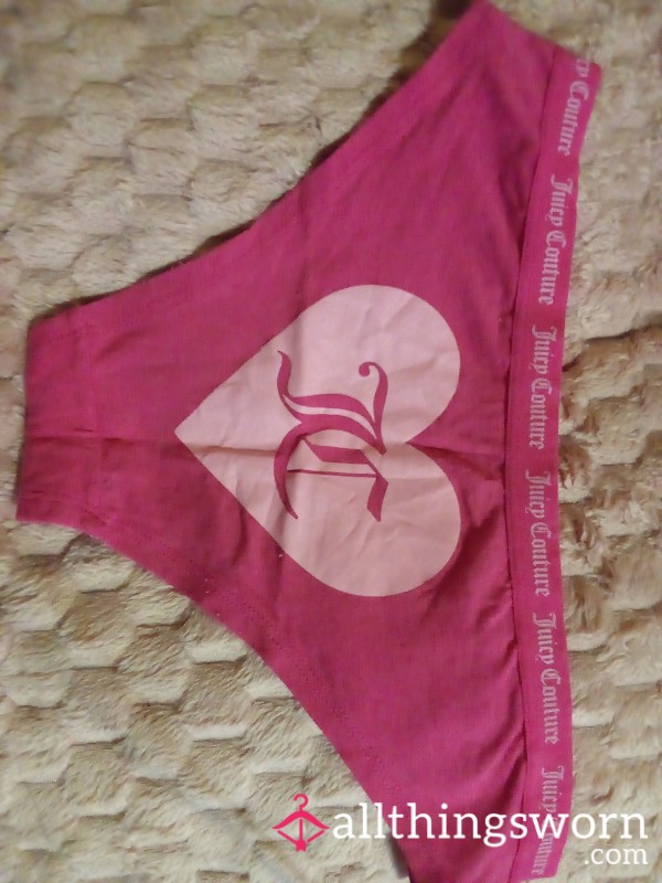 Pink Juicy Couture Panties With Name On Bu*t❤️🍒