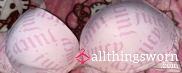 Pink Juicy Couture Very Loved DD Bra 💖🎀✨