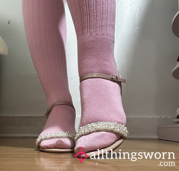 Aphrodite’s Pink Knee High Socks 🌸 | 3day, 1week, 2week
