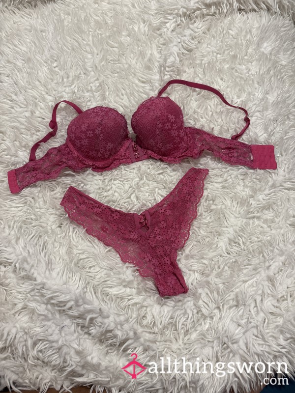 Pink Lace 2 Piece Set