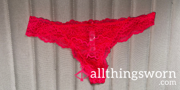 Pink Red Lace