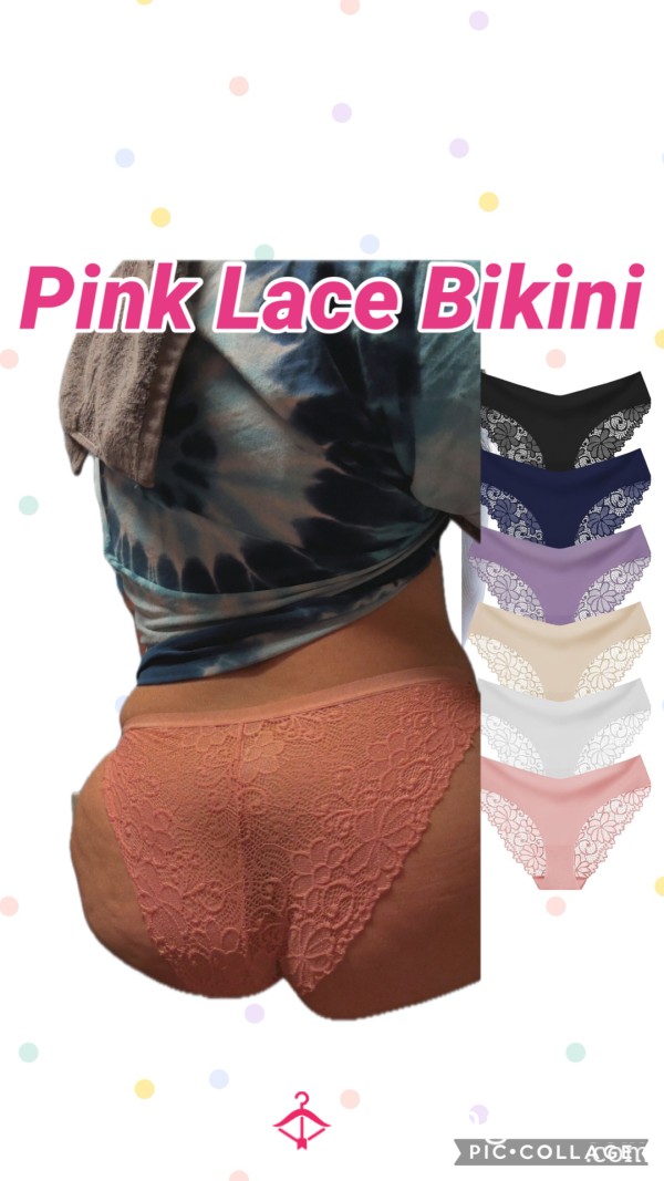 Pink Lace Bikini