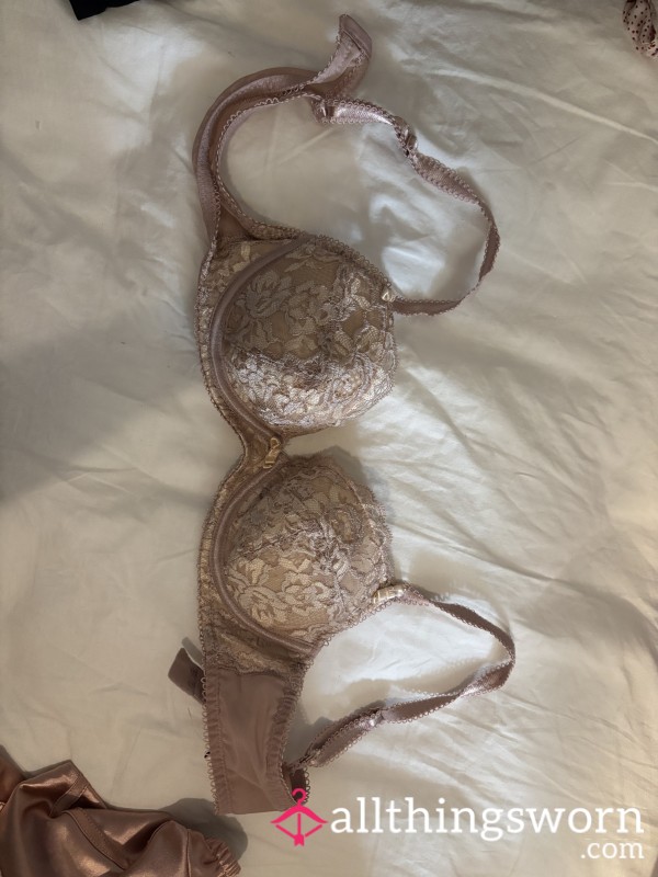 Pink Lace Bra
