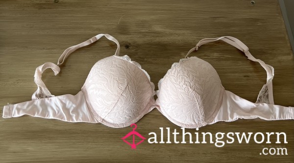 Pink Lace Bra