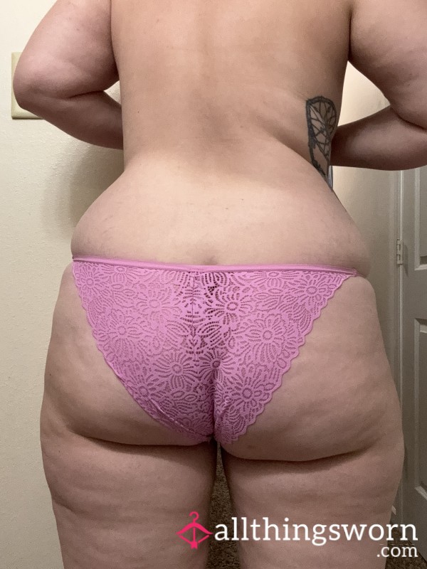 Pink Lace Cheeky