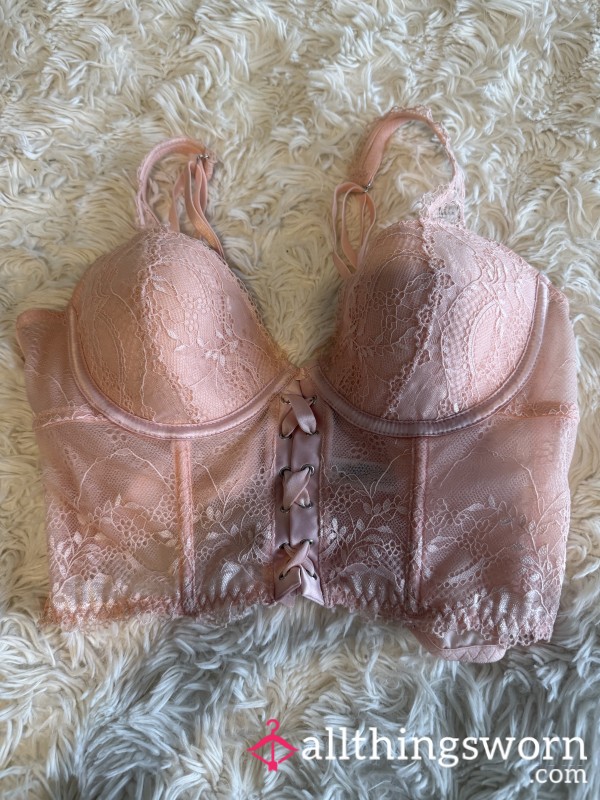Pink Lace Corset
