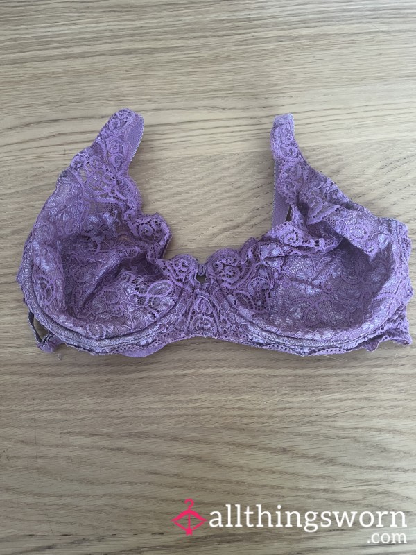 Pink Lace Full Cup Bra