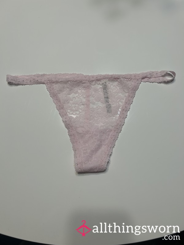Pink Lace G-string 💗