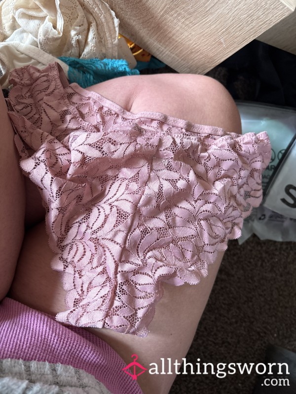 Pink Lace Knickers