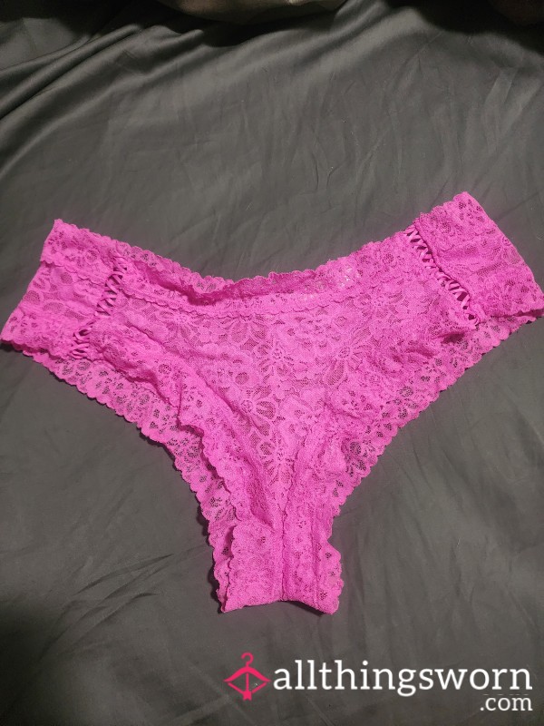Pink Lace Panties 🥵