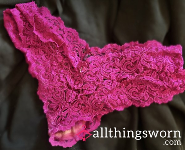 Pink Lace Panties