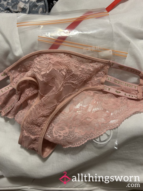 Pink Lace Panties