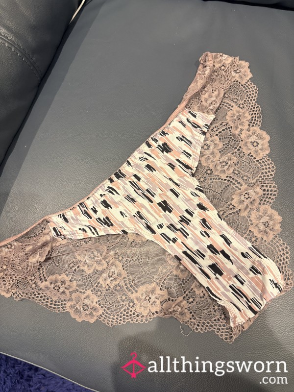 Pink Lace Panties SOAKED After 6 Hours