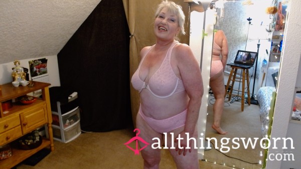 Pink Lace Panty Size XL