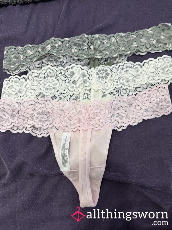 Lace Thong (£22 Each)
