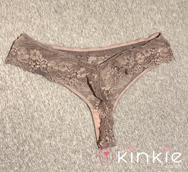 Pink Lace Thong