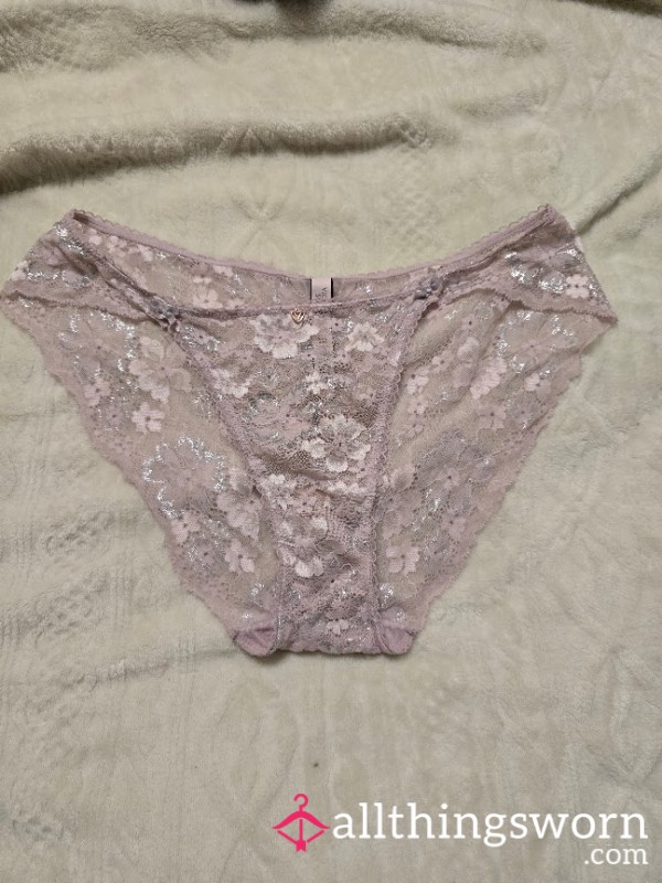 Pink Lace Victoria’s Secret Panties – Worn & Intimate 💖