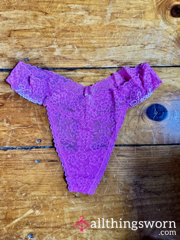 Pink Lace VS Thong, XXL