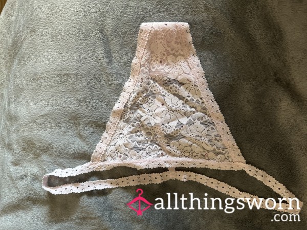Pink Lacee Bejeweled G String From VS