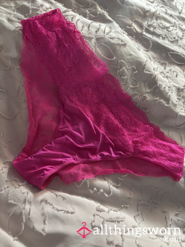 Pink Lacey Panties!