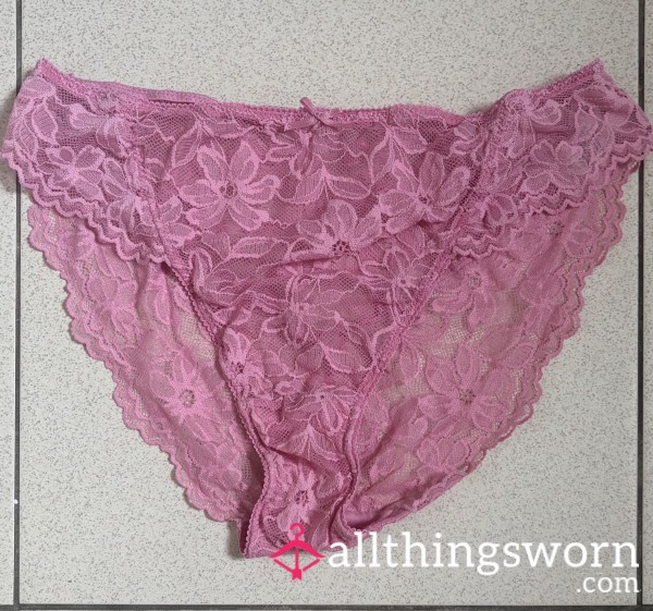 Pink Lacy Panties