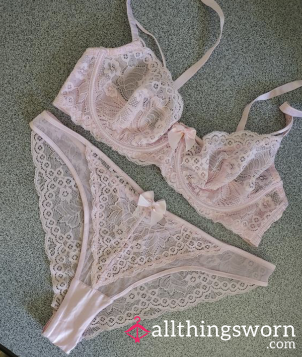 Pink Lacy Set