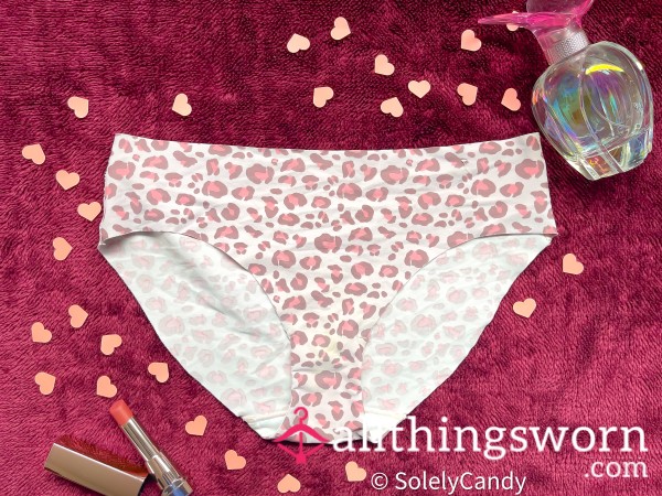 Pink Leopard-print Panties