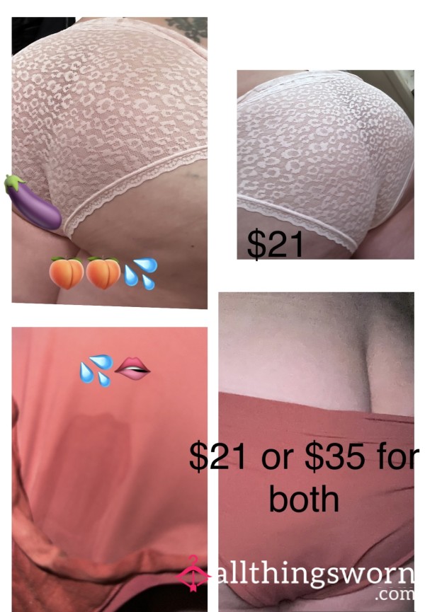 Pink Leopard Print Lingerie, Panty +free Bonus