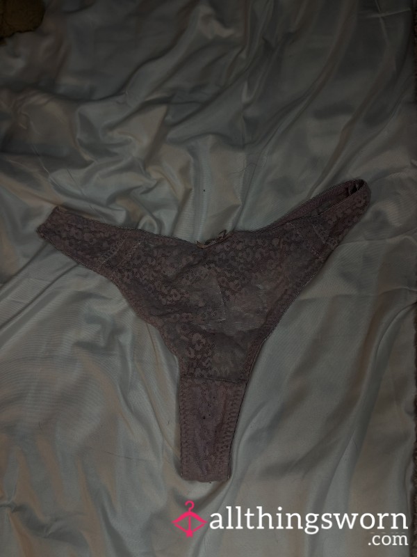 Pink Leopard Print Thongs